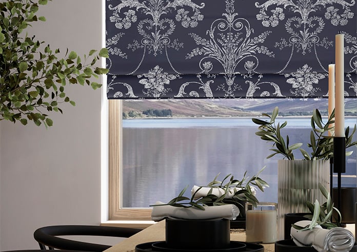 Laura Ashley Josette, Midnight - Twist&Fit Roman Blind - Image 5
